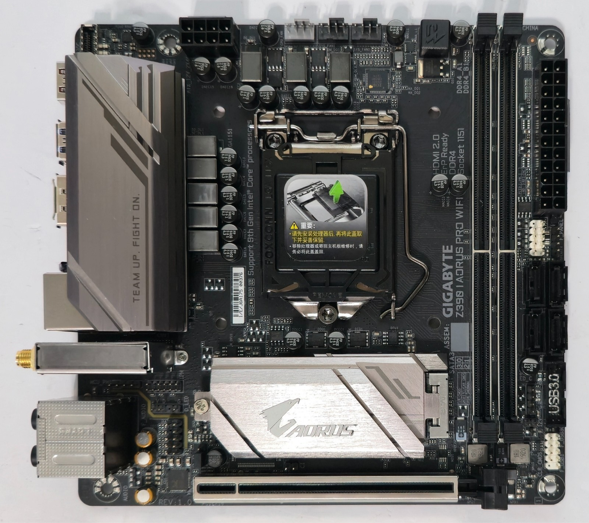 GIGABYTE Z390 I AORUS PRO WIFI LGA 1151 Mini ITX Intel Motherboard
