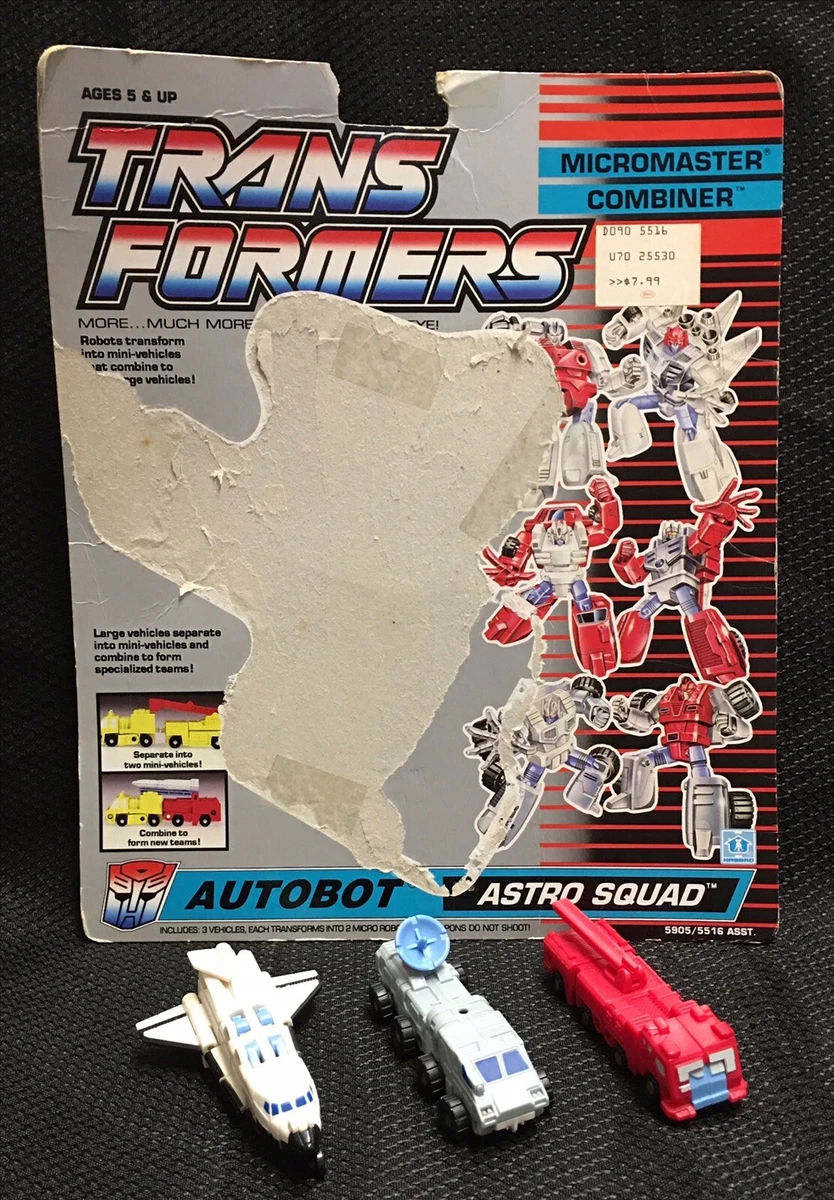 Vintage 1989 Transformers Micromaster Combiner ASTRO SQUAD with