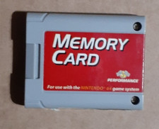 Nintendo 64 N64 Performance Video Game Memory Card