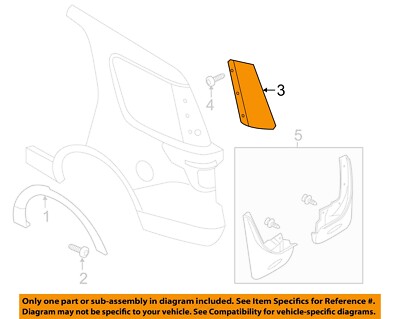 FORD OEM 16-19 Explorer Quarter Panel Exterior Trim-Upper Molding FB5Z78290A60AA