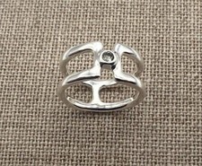 NEW Uno de 50 SER INDOMITABLE Ring Silver Plated White Topaz *MULTIPLE SIZES*