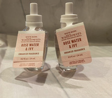 LOT OF 2 Bath  Body Works ROSE WATER  IVY