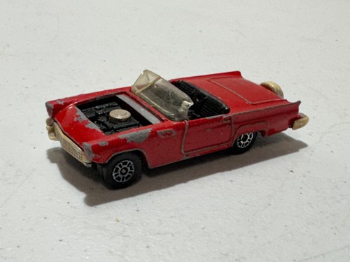 1980 CORGI FORD THUNDERBIRD RED CONVERTIBLE VEGAS DAN TANNER 1:64 - Picture 1 of 5