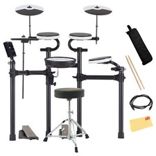 Roland TD-02KV V-Drums Electronic Drum Kit w/ Drum Throne