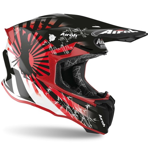 Casco Airoh Cross Enduro 2020 Twist 2.0 Katana Rosso Honda KTM Beta Gas gas  | eBay
