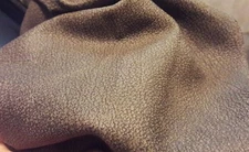 Goat skin Genuine Leather Hide Brown Natural Grain 2.5 oz.Beautiful Hides