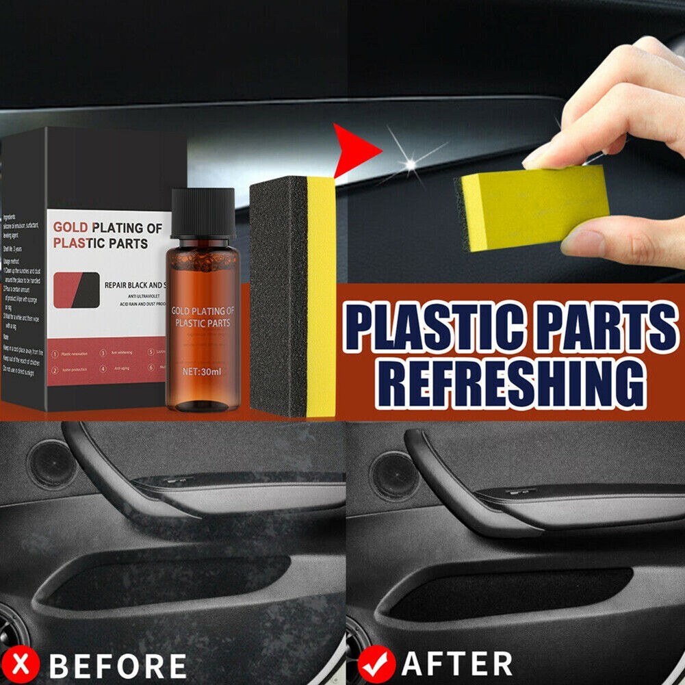 Restore and Protect Car's Plastic Parts with 30ml NanoPlated Car Polish