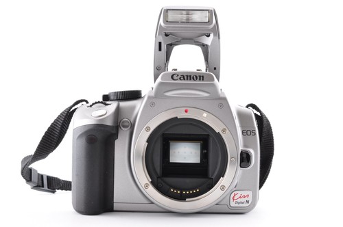 Canon EOS Kiss Digital N Silver 8.0MP SLR Body from Japan Y0375 - Picture 2 of 22