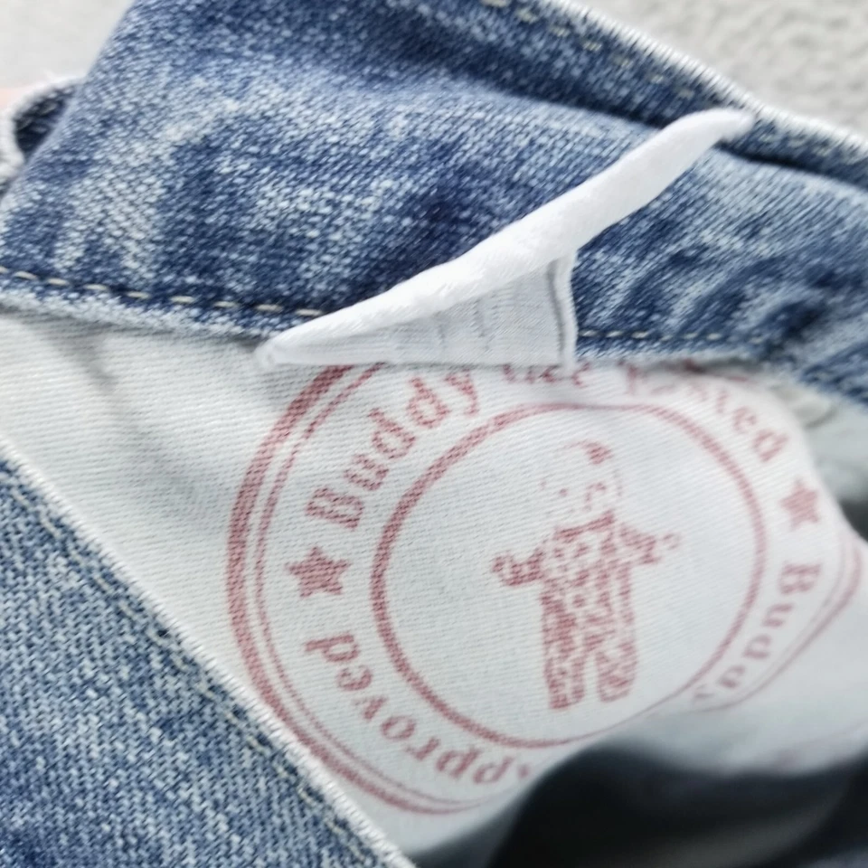 Pantalones Cortos Lee Denim Para Hombres 38 Azul Carpintero Recto 9" Sueltos Pantalones Cortos de Skate Y2K Foto 3 de 4