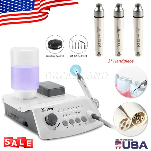 VRN-A8 Dentale Senza Fili Ultrasuoni Piezo Scaler Bottiglia / 3 LED Scaler Manipolo - Foto 1 di 19
