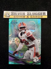 2022 Trenton Simpson Bowman Best University Teal Lava Refractor /199 Tigers