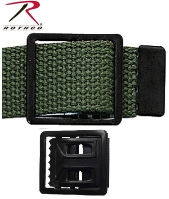 military web belts open face buckle