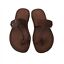 thumbnail 4  - Craft Men Flip-Flops Sandals with Leather and Italian Leather Brown Flat