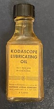 1950s Kodascope lubricating oil 3.5 inch