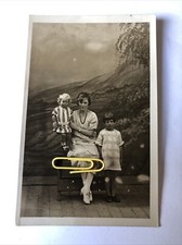 Mother And Children Charles Howell Official Photographer Blackpool PB. RPPC 1925