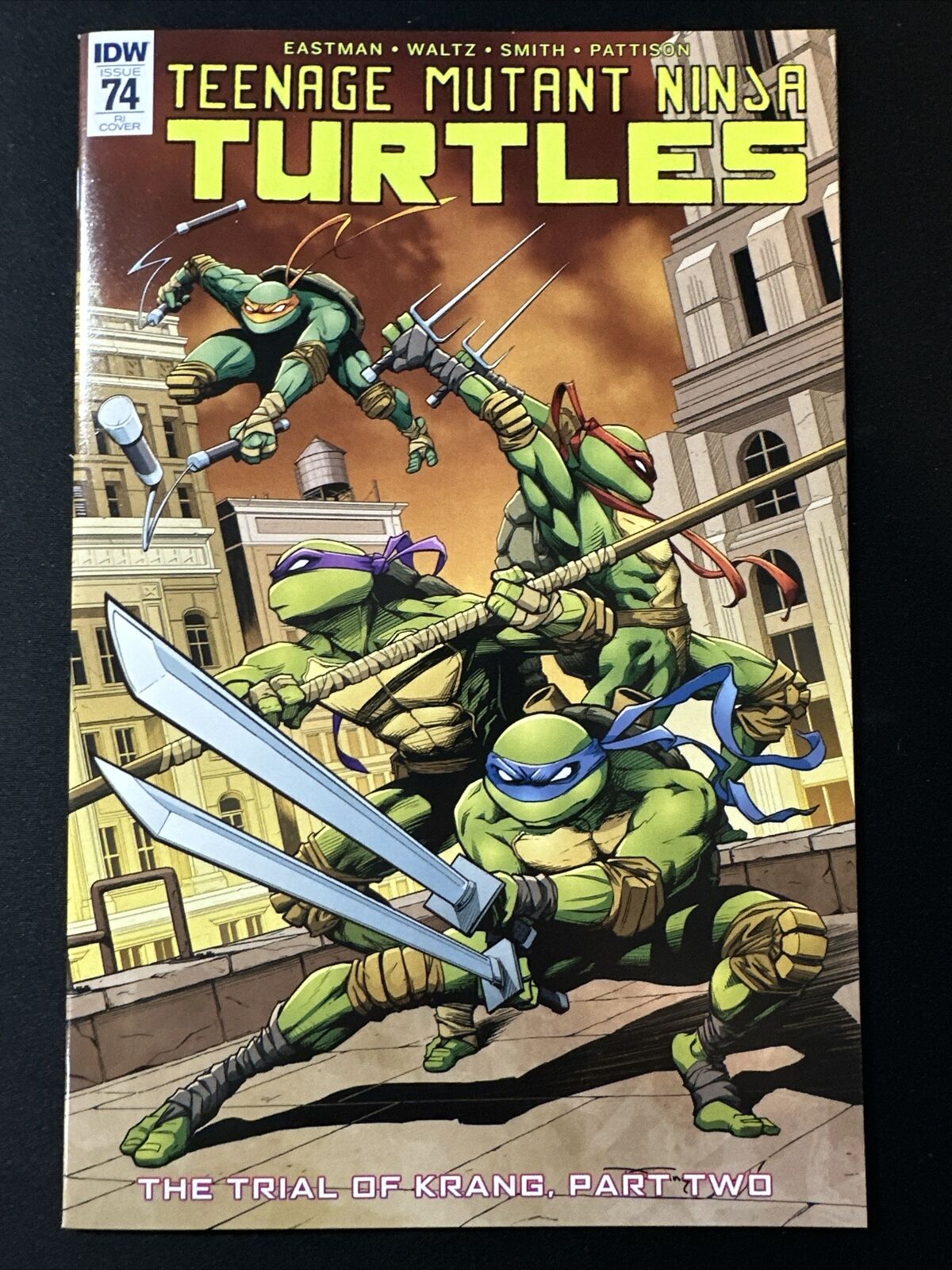 Teenage Mutant Ninja Turtles #74 Cover RI Variant 1:10 IDW 1st 2017 TMNT NM
