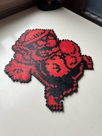 Wario Land Virtual Boy Perler Bead Nintendo Retro Sprite Pixel Art