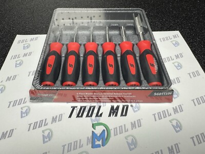 Snap-on Tools USA NEW 6-Piece RED Soft Grip Terminal Tool Kit