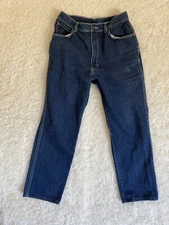 Gitano Jeans 12 Short Vintage Blue Medium/Dark Wash High Waist High Rise 27 Inch