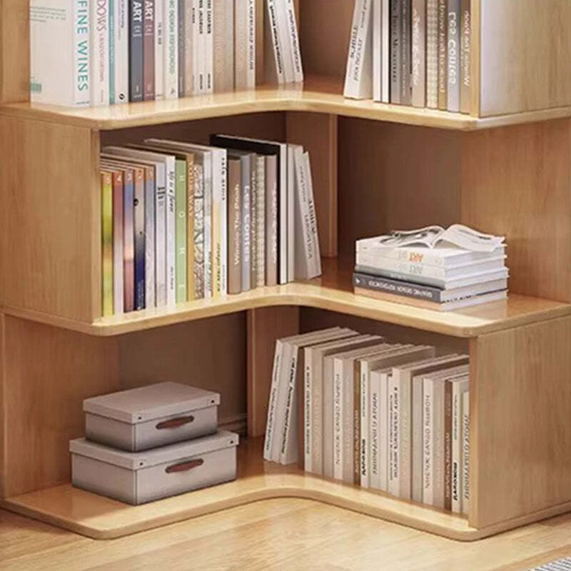Ossab Solid Wood Corner Shelf/Bookcase/Showcase/Rubberwood - image 3 of 4