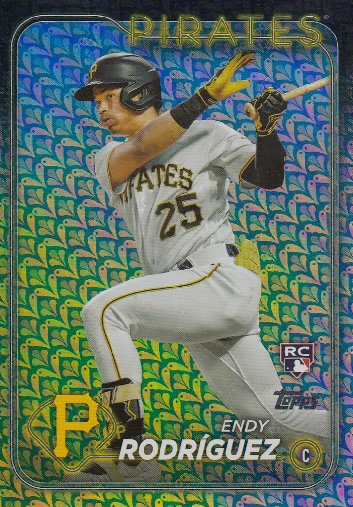ENDY RODRIGUEZ TOPPS ROOKIE EASTER HOLIDAY PARALLEL RC PIRATES #3 2024 24