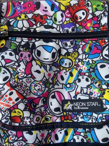 Borsa a tracolla al neon Tokidoki Star Bag anni 2000 unicorni stampa a tracolla - Foto 2 di 6