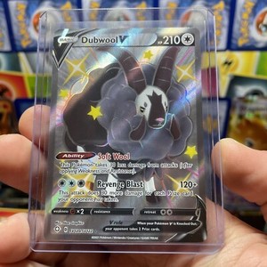 Pokemon Shining Fates Dubwool V Shiny Full Art Holo Rare SV120/SV122 Mint |  eBay