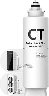 Waterdrop TSCT Under Sink Water Filter, Replacement for Waterdrop TSU&TSC System