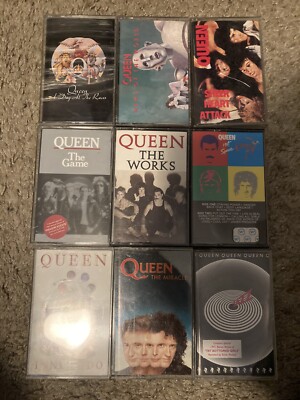 Queen Cassette Lot Of 11: At Least One Has A Broken Case
