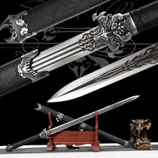 Handmade Sword/High-Quality Blade/Fighting Master/Collectible Katana/Black