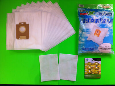 PakTrade 10 Sacchetti per Aspirapolvere + Filtro per AEG,Electrolux ErgoSpace ZEG 301
