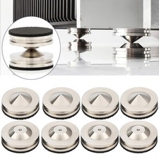 4Sets Edelstahl Lautsprecher GerätefÜße Absorber Dämpfer HIFI Isolating Feet