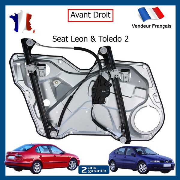 Mechanismus Fensterheber Schild AVD Nuckel FüR Seat Leon (1M) 1998 Rechts 2004-image
