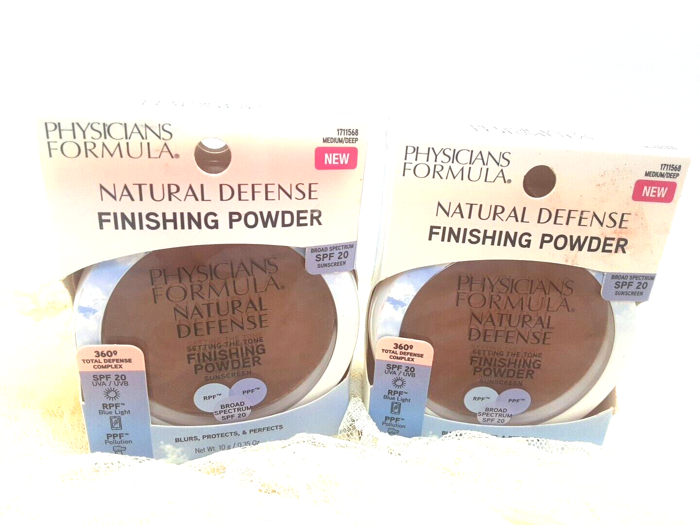 STOCK UP 2 Physicians Formula Natural Defense Finishing Powder Medium