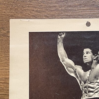 Reg Park Mr. universe November 1953 calendar print Flexing muscle man | eBay