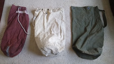 Vintage US Army Canvas Green Duffel Bag Shoulder Strap Korean War Laundry Bags
