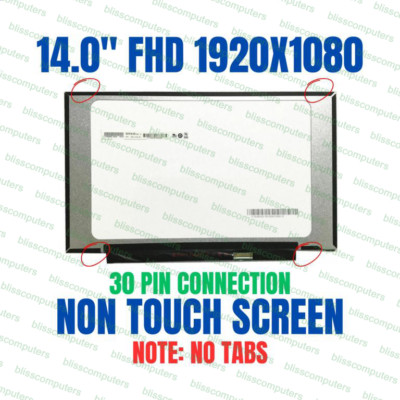 BOE NV140FHM-N4B Laptop Screen 14'' eDP LCD LED FHD 1080P IPS 315MM