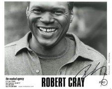 MUSICIAN Robert Cray autograph, In-Person signed promo photo
