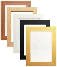 MODERN FRAMES WOOD FINISH PHOTO PICTURE POSTER FRAME LARGE MULTIPLE SIZES