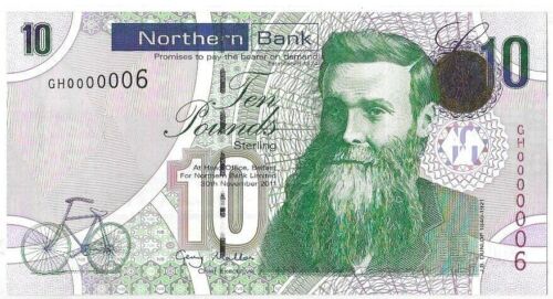 GH0000006 Northern Ireland £10 Northern Bank, 2011, P-210, UNC  - Afbeelding 1 van 10