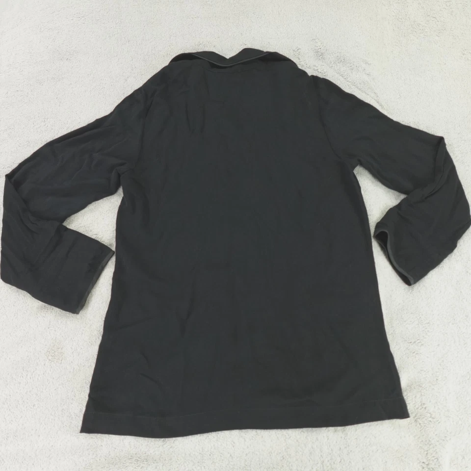 Conjunto de pijama para dormir para mujer mediano negro fiesta pluma Foto 3 de 4