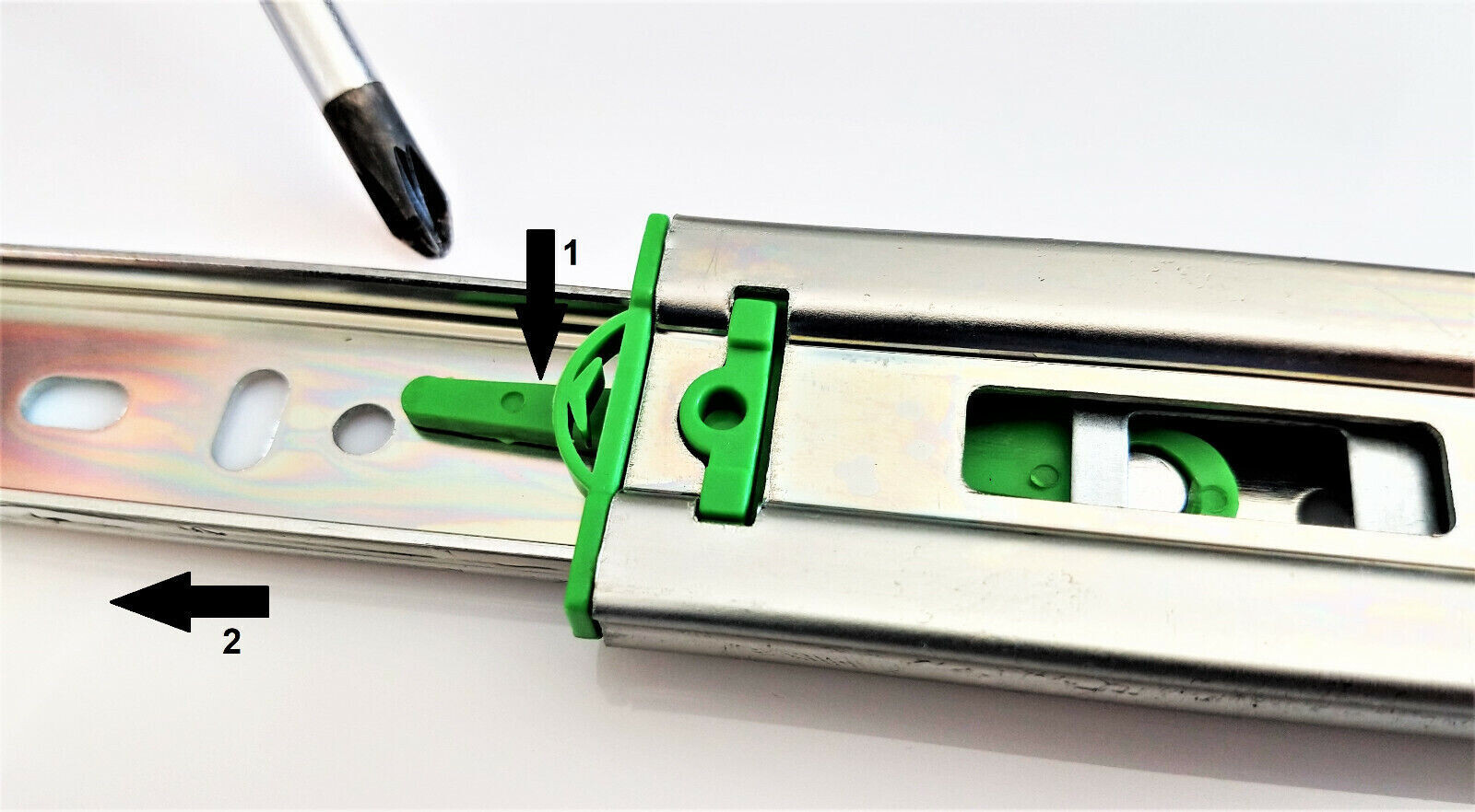 Edelstahl-Kugelführung, Vollauszug Mini, Tragkraft Bis 11 Kg, Seitliche