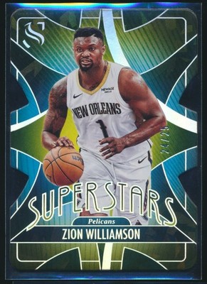 2024 Panini Silhouette ZION WILLIAMSON Superstars Die-Cut Cracked Ice 24/25 #2