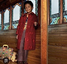 NEW GUCCI Kids BOYS HOUNDSTOOTH WOOL TROUSERS/ PANTS 7 - 8 years SZ 8 Italy NWT