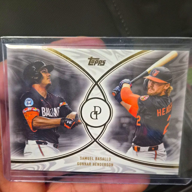 Topps 2026 Dynamic Duals #15 Samuel Basallo Gunnar Henderson Orioles MLB