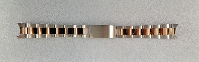 17mm Italian 14K / SS Generic Oyster Bracelet for Rolex 31MM Datejust