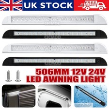 506mm LED Awning Light Waterproof 12-24V Exterior Strip Lamp Camper Caravan Boat