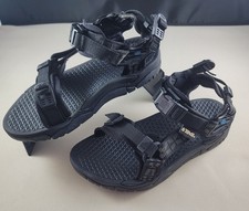 Teva Hurricane Verge Sandals Black Women's 6.5 Adjustable Strap Waterproof EUC