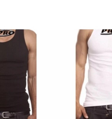 -6 PACK PRO 5 MENS A-SHIRTS COTTON UNDER SHIRT WIFE BEATER S-5XL