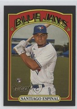 2021 Topps Heritage High Number Black Border /50 Santiago Espinal #630 2h5